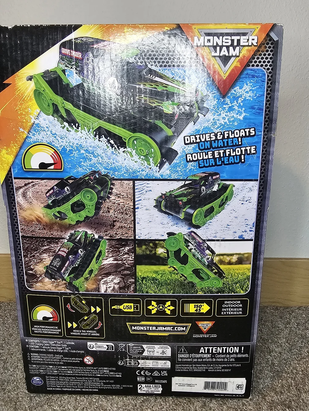 Monster Jam authentic grave